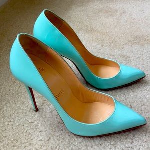 Aqua Christian Louboutin Pigalle Follies